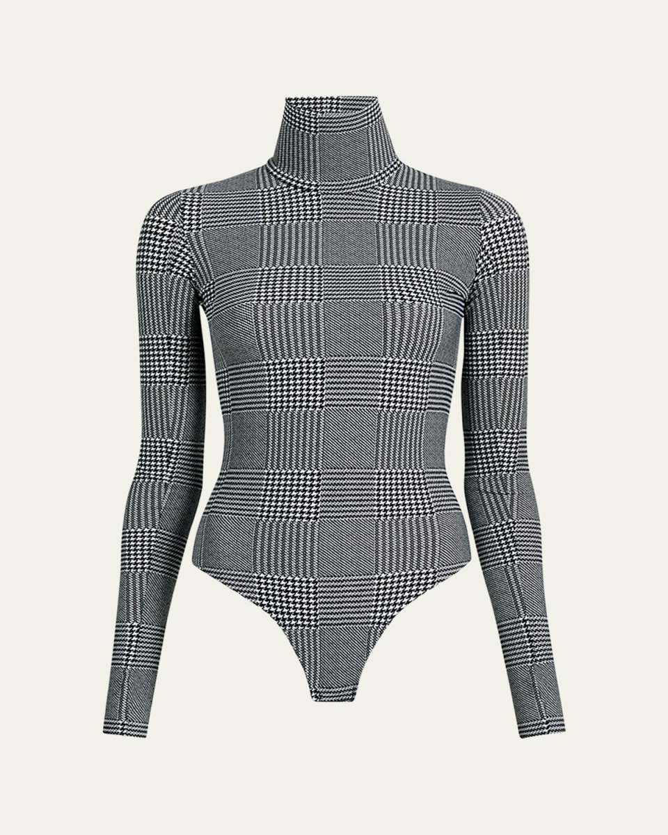 Sparkle Turtleneck Bodysuit